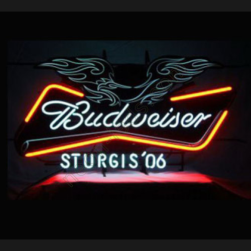 budweiser sturgis neon sign